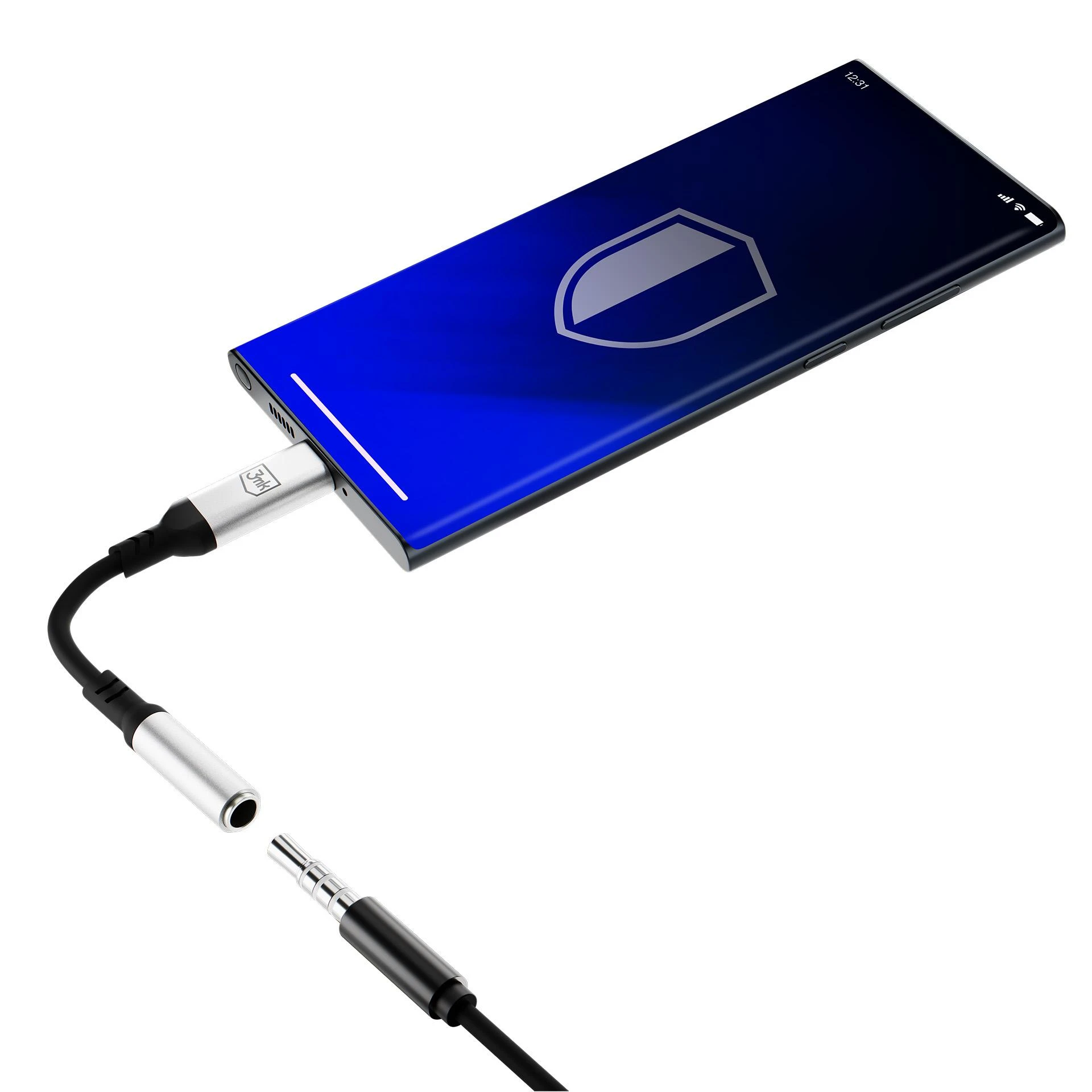 Adapteris 3mk Adapteris USB-C iki 3,5 mm