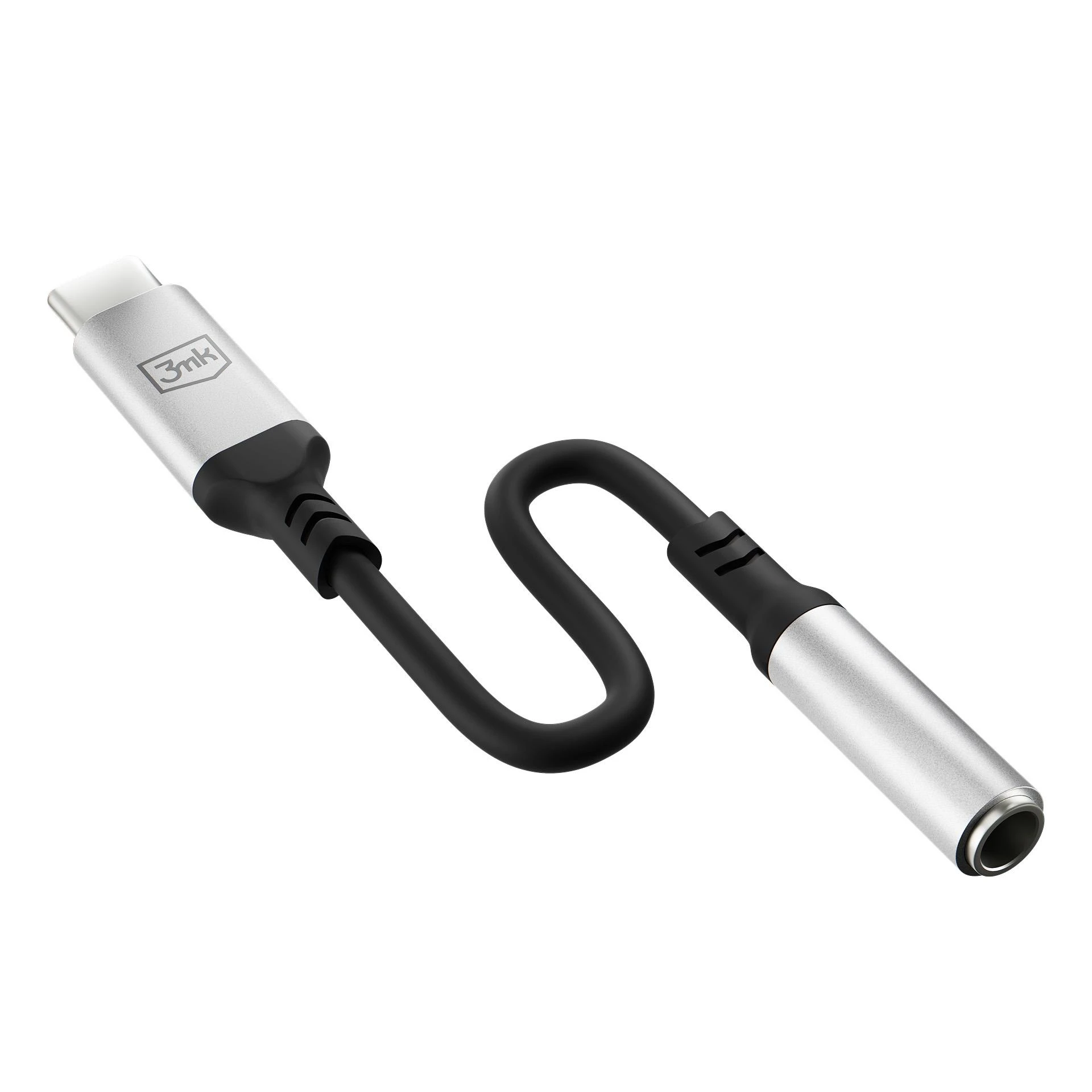Adapteris 3mk Adapteris USB-C iki 3,5 mm