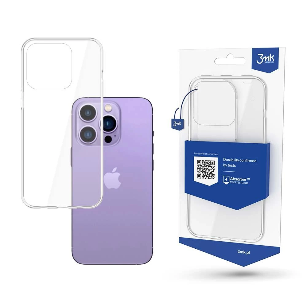 Apple iPhone 14 Pro Max series 3mk Armor Case - dėklas telefonui skaidrus
