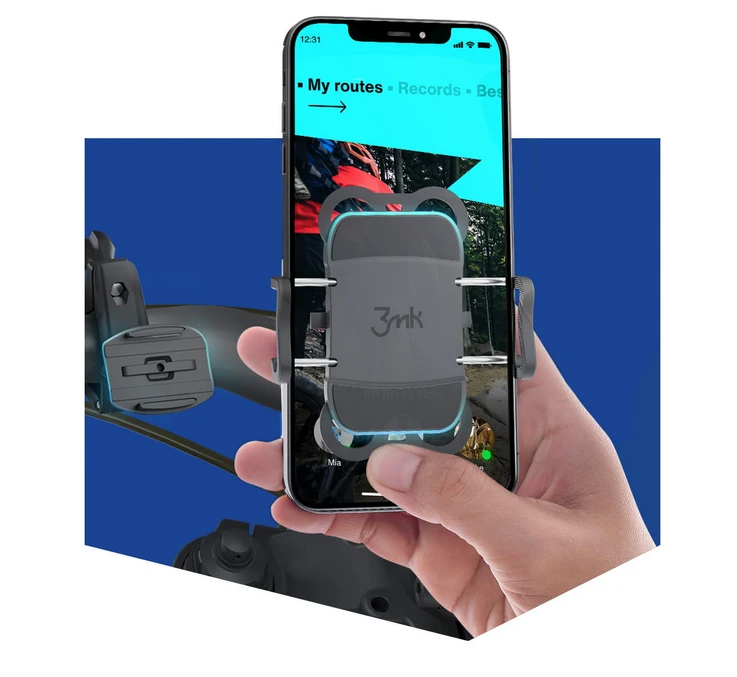 Universalus telefono laikiklis dviračiui 3mk Bike Holder Pro
