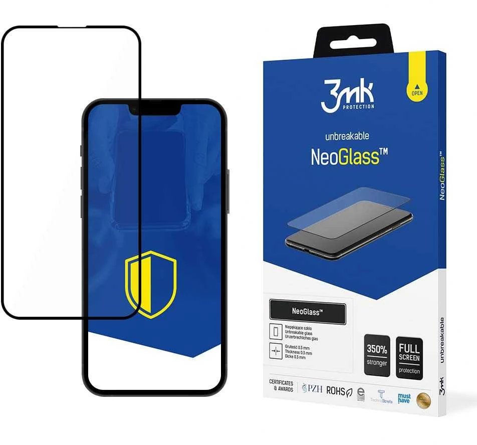 LCD apsauginis stikliukas 3MK Neo Glass Apple iPhone 12 mini juodas