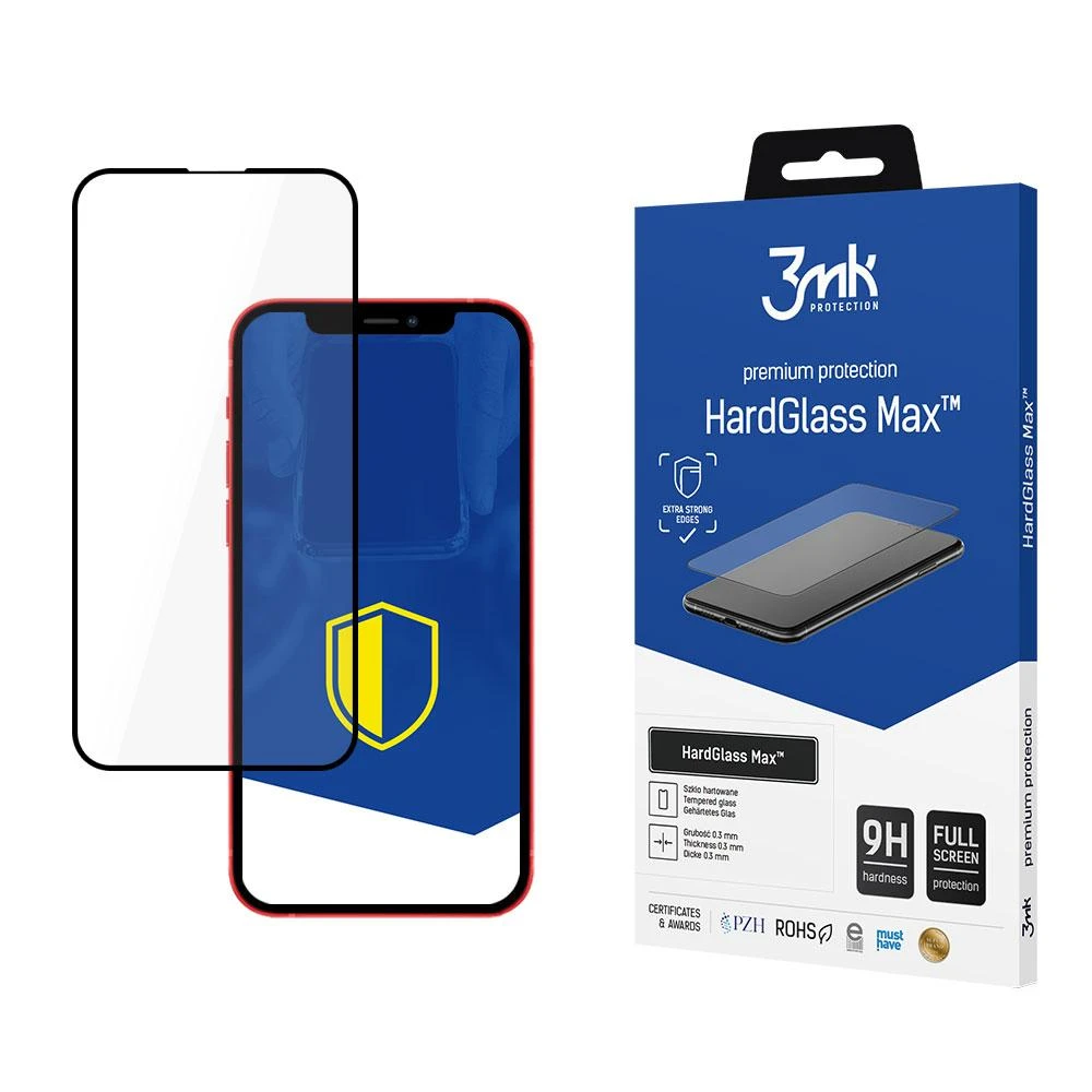 3MK HardGlass Max Samsung Galaxy S21 FE juodos spalvos