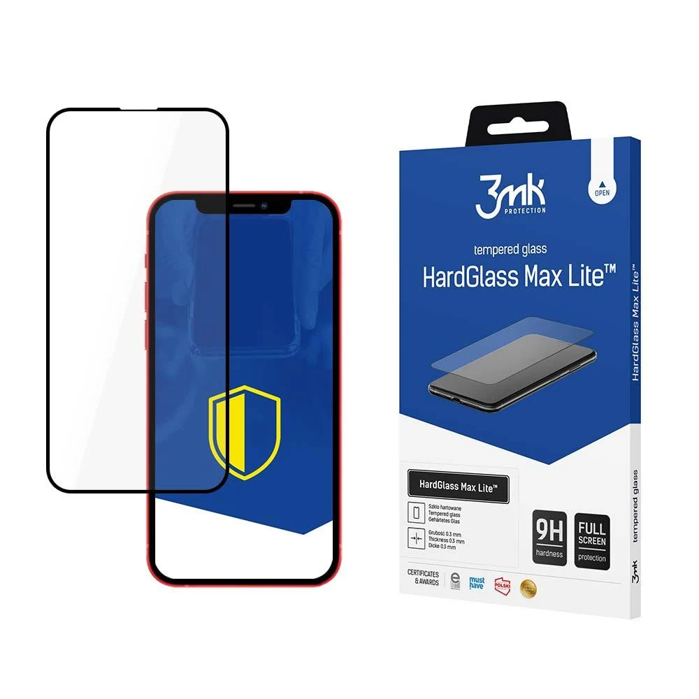 iLike LCD apsauginis stikliukas 3mk Hard Glass Max Lite Samsung A346 A34 5G juodas