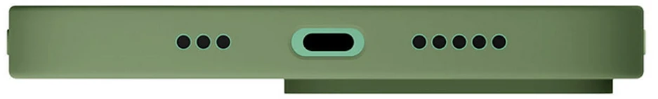 Dėklas 3Mk apsauga 3mk Hardy silikoninis MagCase iPhone 15 Plus - žalias