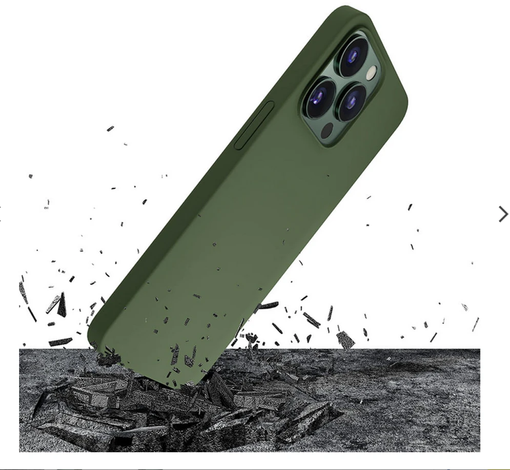 Dėklas 3Mk apsauga 3mk Hardy silikoninis MagCase iPhone 15 Plus - žalias