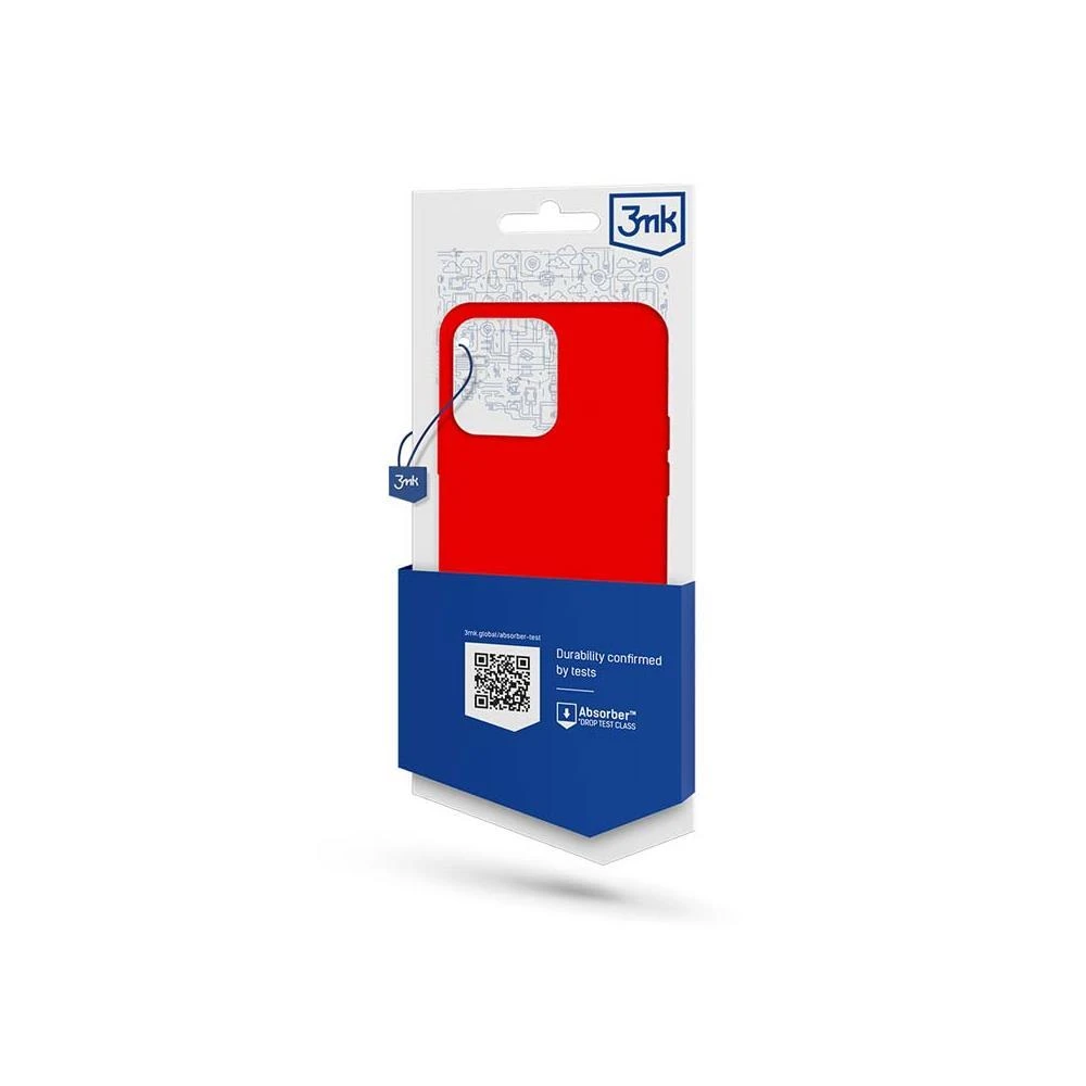 Dėklas 3mk Matt Case Samsung S916 S23 Plus 5G raudonas