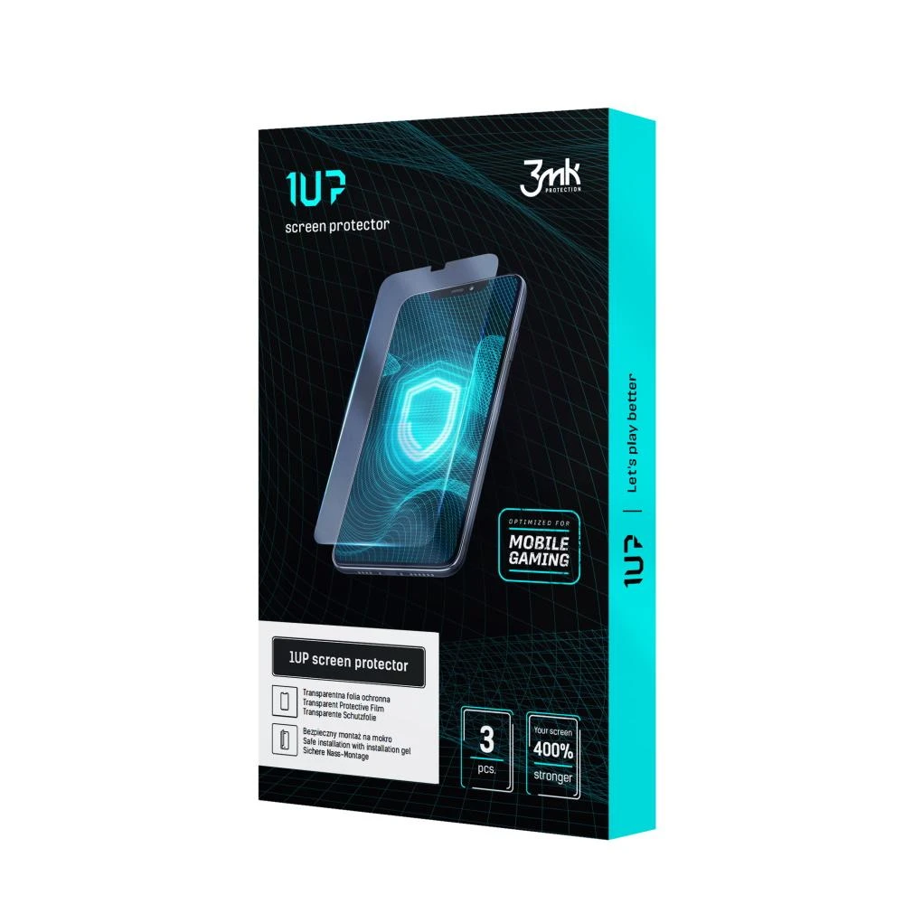 3mk apsauginė plėvelė 1UP žaidėjams, skirta iPhone 15 Pro 6,1