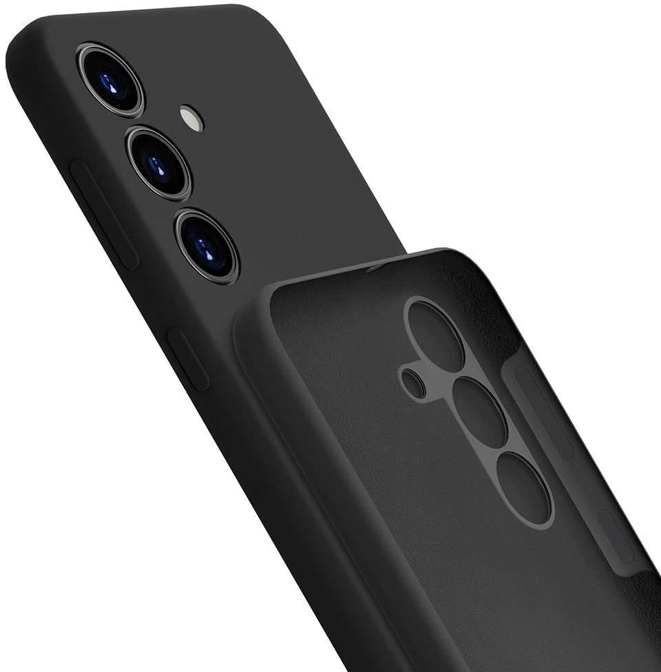 3mk silikoninis Samsung Galaxy S24 - dėklas telefonui juodos spalvos