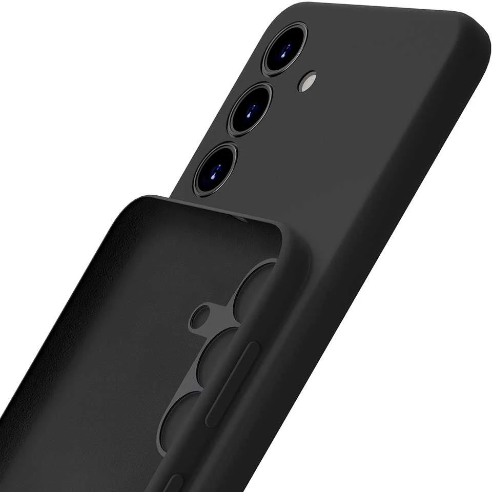 3mk silikoninis Samsung Galaxy S24 - dėklas telefonui juodos spalvos
