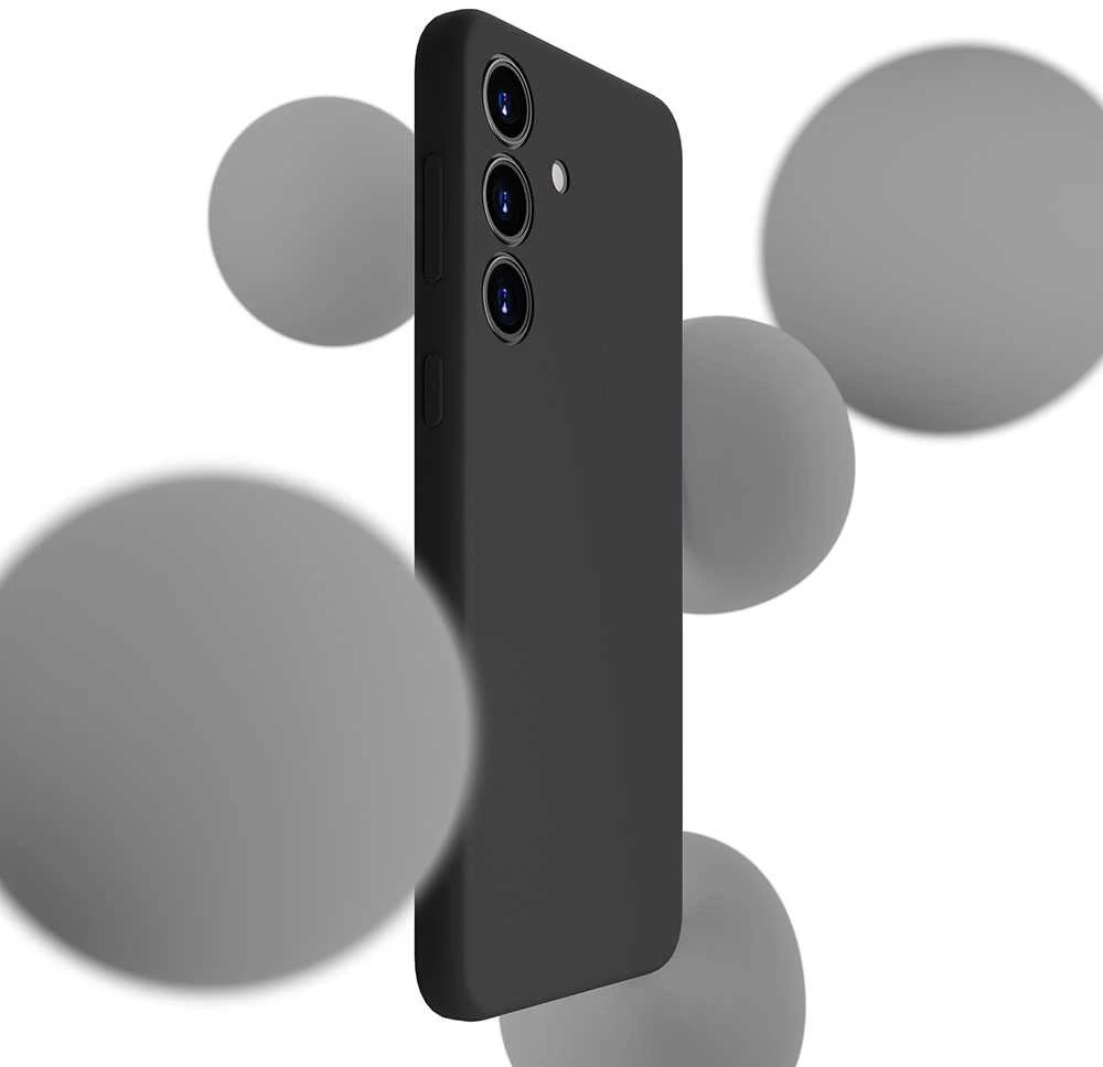 3mk silikoninis Samsung Galaxy S24 - dėklas telefonui juodos spalvos