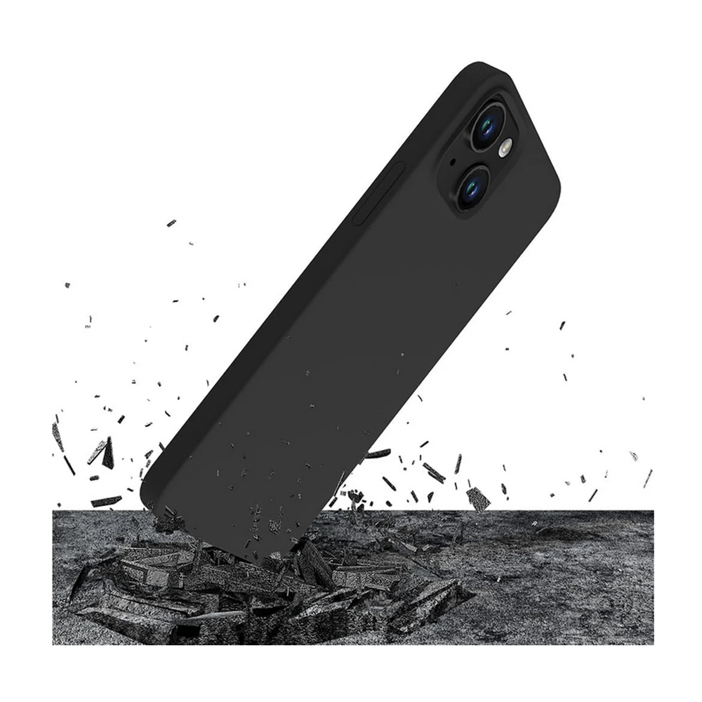 3MK Silicone Dėklas Samsung Galaxy A24 4G A245 juodos spalvos