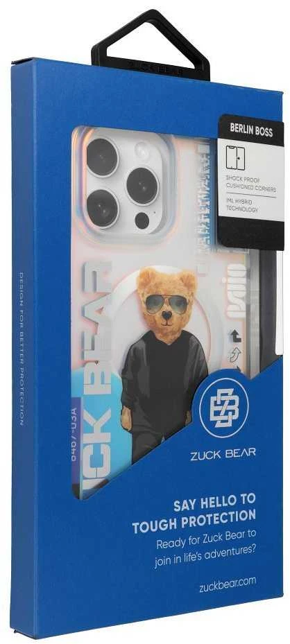 Dėklas Zuck Bear ZB BERLIN BOSS IPHONE 15 PRO MAX TWO CHARM