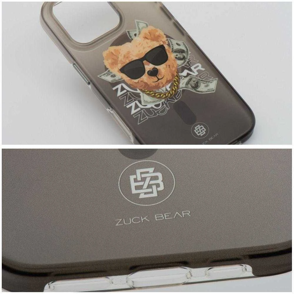 Inne ZUCK BEAR dėklas HAROLD MAG, suderinamas su „MagSafe“, skirtas IPHONE 16 Pro Max, juodas