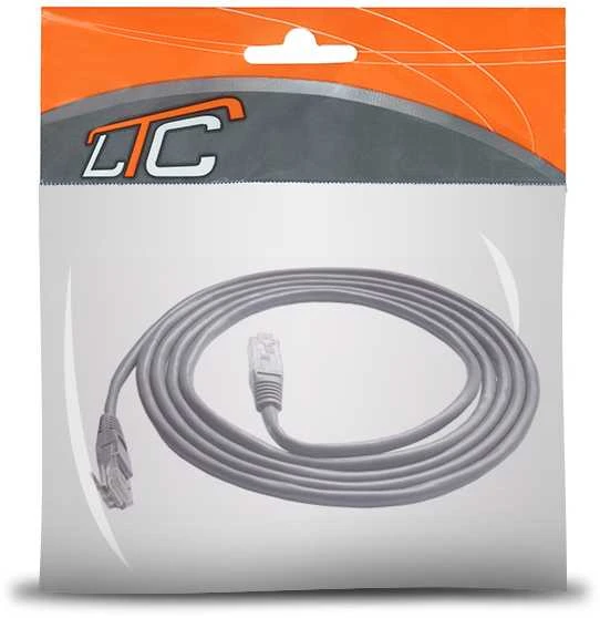 Oem Patchcord CAT5e UTP tinklo kabelis (sujungimo laidas), 5 m, pilkas
