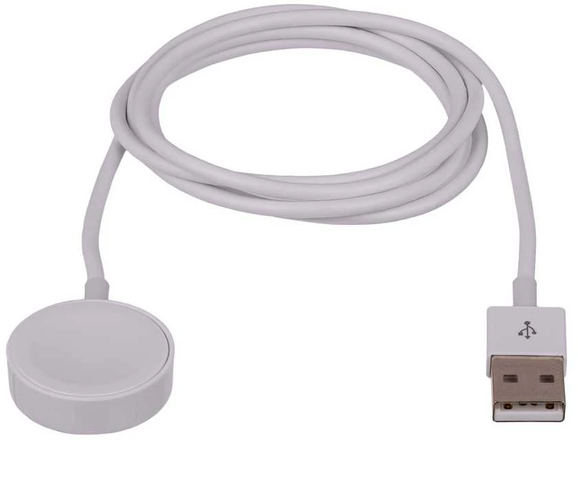 Akyga Apple laikrodžio įkroviklis AK-SW-15 1m, baltos spalvos