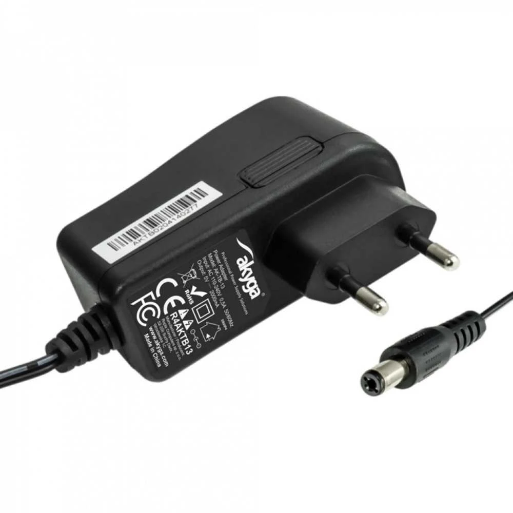 Zasilacz Maitinimo šaltinis sieciowy Akyga AK-TB-33 5.0V / 2.0A 10W 5.5 x 2.5 mm 1.5m