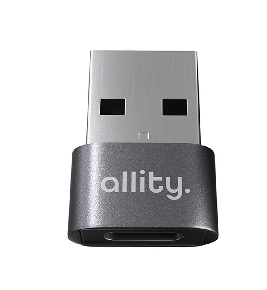 Allity Sp. su o.o. „Allity“ adapteris ABA-101 OTG USB-C į USB, pilkas