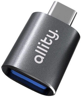 Allity Sp. su o.o. „Allity“ adapteris ABA-102 USB 3.0 į USB-C, pilkas