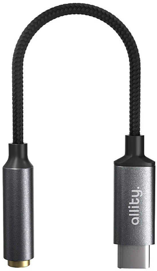 Allity Sp. su o.o. „Allity“ adapteris ABA-200 USB-C į 3,5 mm lizdą, pilkas