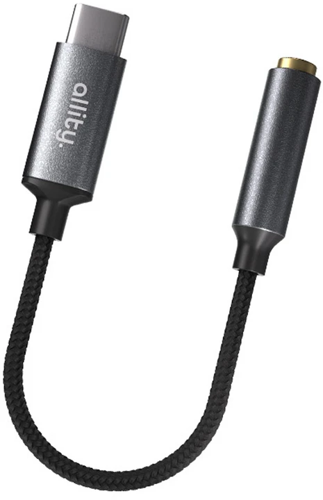 Allity Sp. su o.o. „Allity“ adapteris ABA-200 USB-C į 3,5 mm lizdą, pilkas
