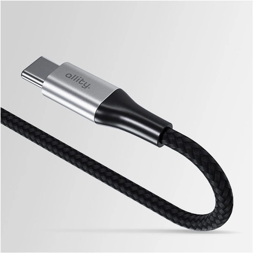Allity Sp. z o.o. Allity cable AUC-01 USB-A - USB-C 1.0 m 3A juodas