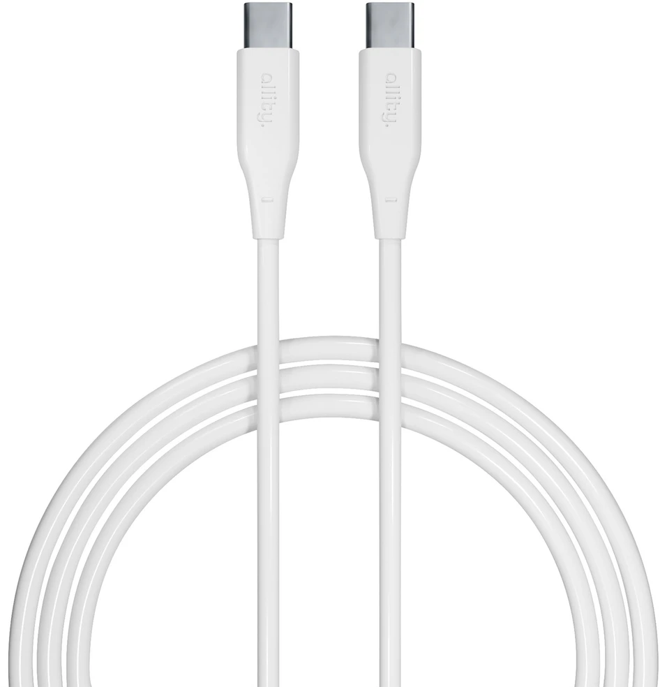 Allity Sp. su o.o. „Allity“ kabelis AUC-02 USB-C - USB-C 1,0 m 60W baltas