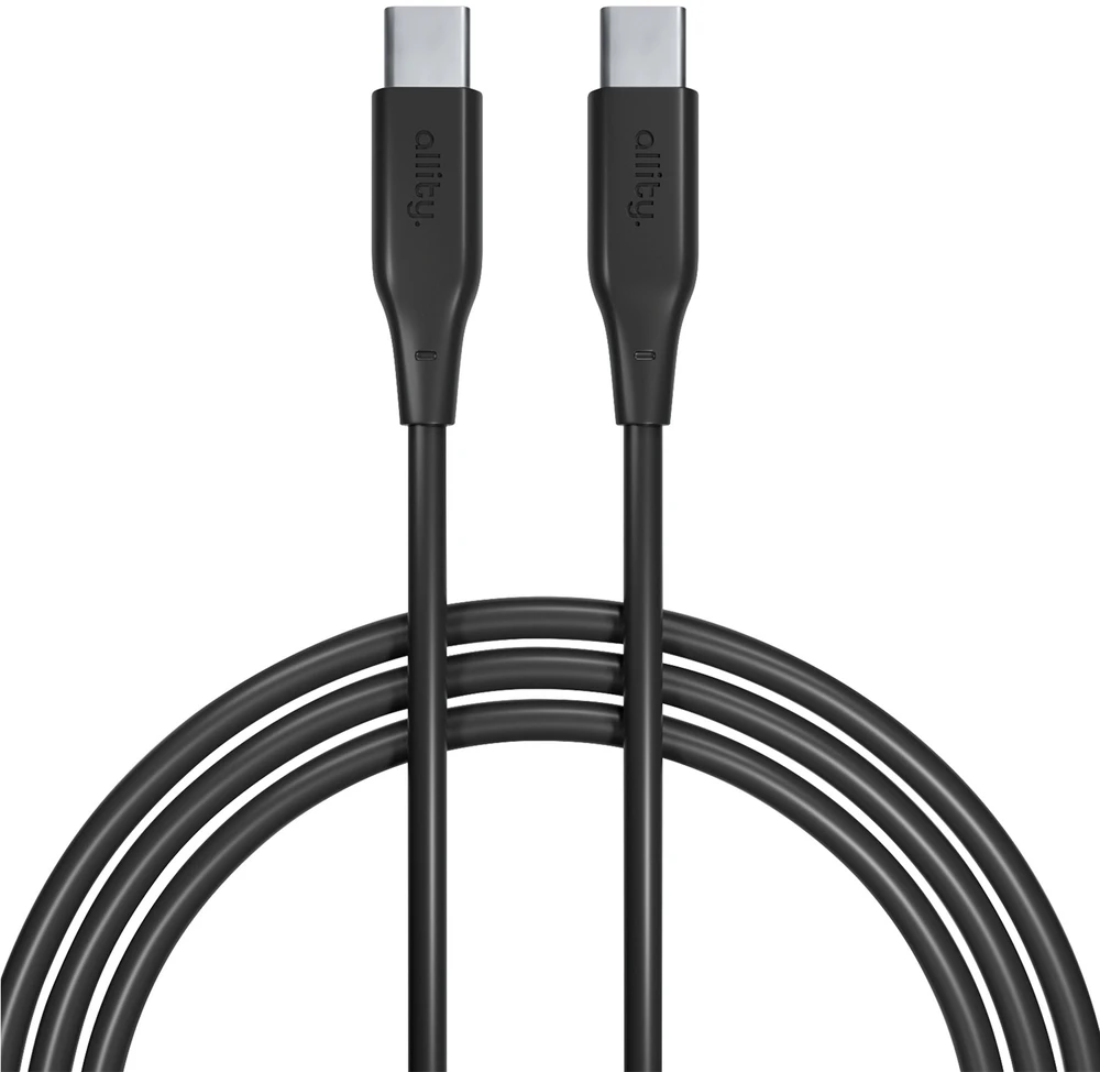 Allity Sp. su o.o. Allity cable AUC-02 USB-C - USB-C 2.0 m 100W juodas