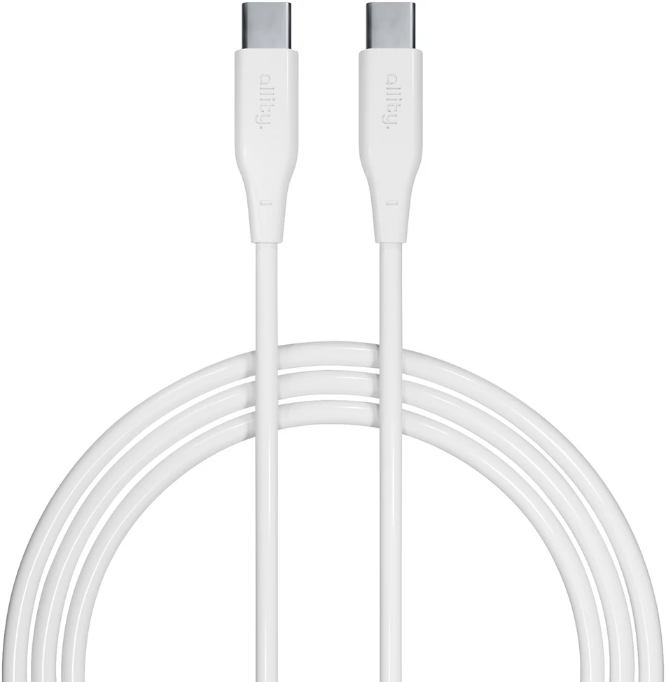 „Allity“ kabelis AUC-02 USB-C - USB-C 2.0 m 100W baltas