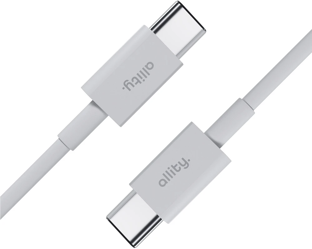 Allity Sp. su o.o. Allity kabelis AUC-03 USB-C - USB-C 2.0 m 60W baltas