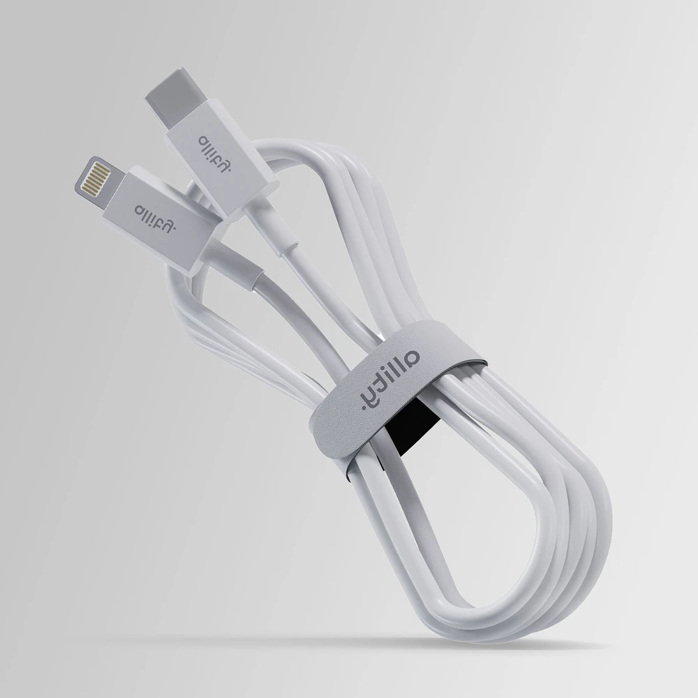 Allity Sp. su o.o. Allity kabelis AUC-03 USB-C - Lightning 2.0 m 27W baltas