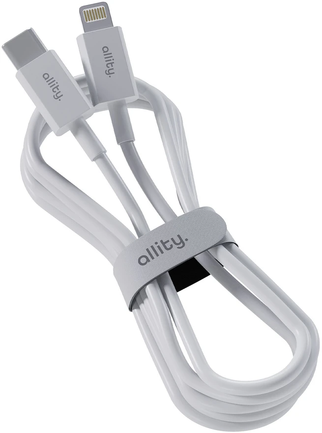 Allity Sp. su o.o. Allity kabelis AUC-03 USB-C - Lightning 2.0 m 27W baltas