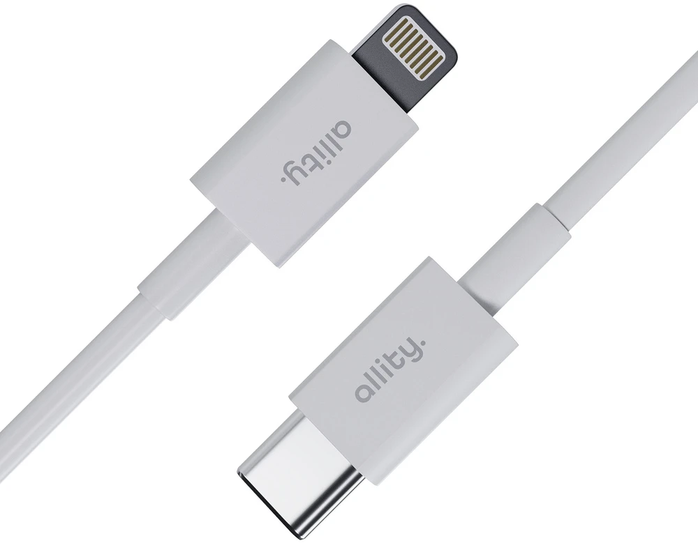 Allity Sp. su o.o. Allity kabelis AUC-03 USB-C - Lightning 2.0 m 27W baltas