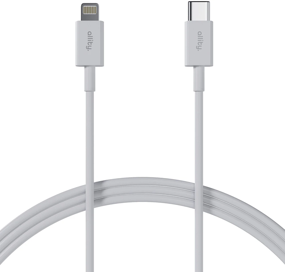 Allity Sp. su o.o. Allity kabelis AUC-03 USB-C - Lightning 2.0 m 27W baltas