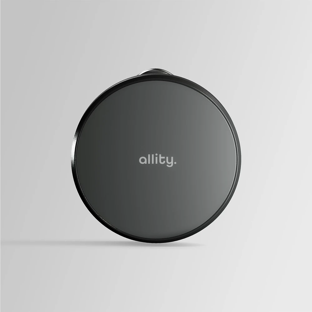 "Allity" automobilinis laikiklis oro angai ACH-300 magnetinis su belaidžiu įkrovimu, juodas 15W