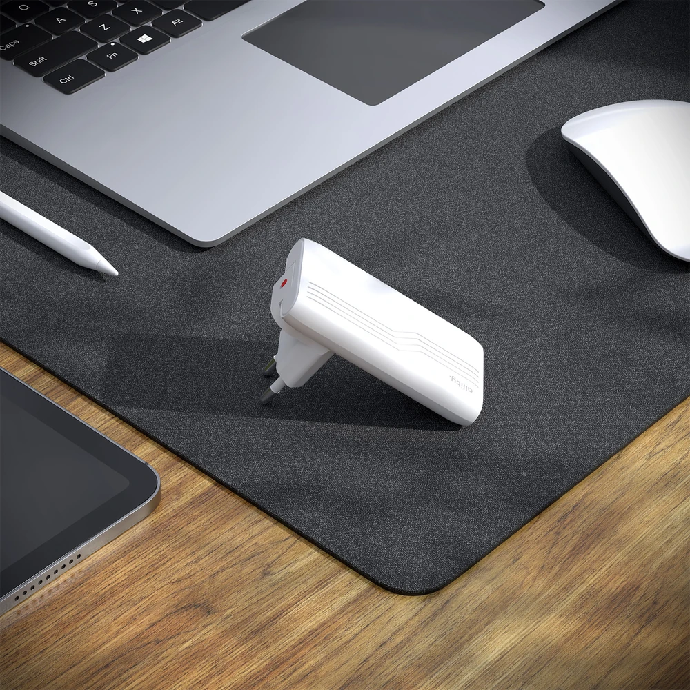 Allity Sp. su o.o. „Allity GaN PD QC“ įkroviklis ATC-02-65WAC 1x USB-C 1x USB-A 65W baltas