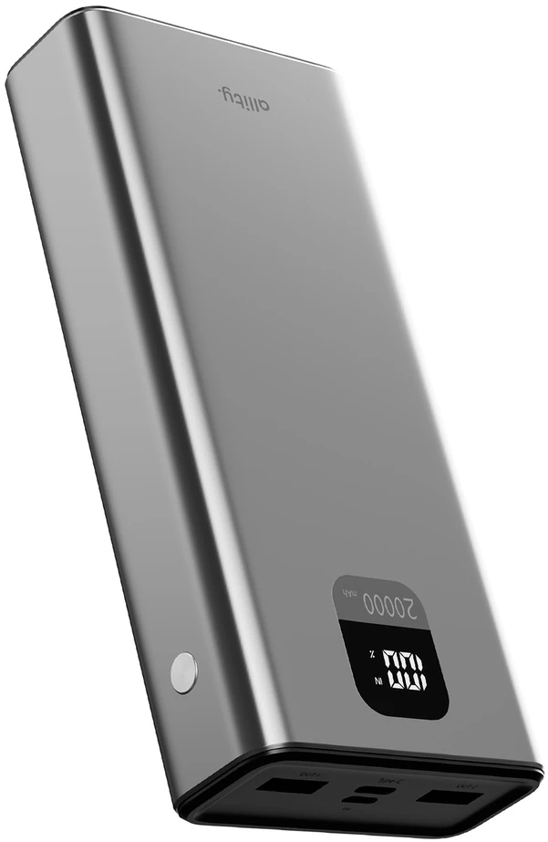 „Allity Sp. su o.o.“ „Allity“ išorinė baterija APB-100 PD QC 22,5 W 20000 mAh pilka
