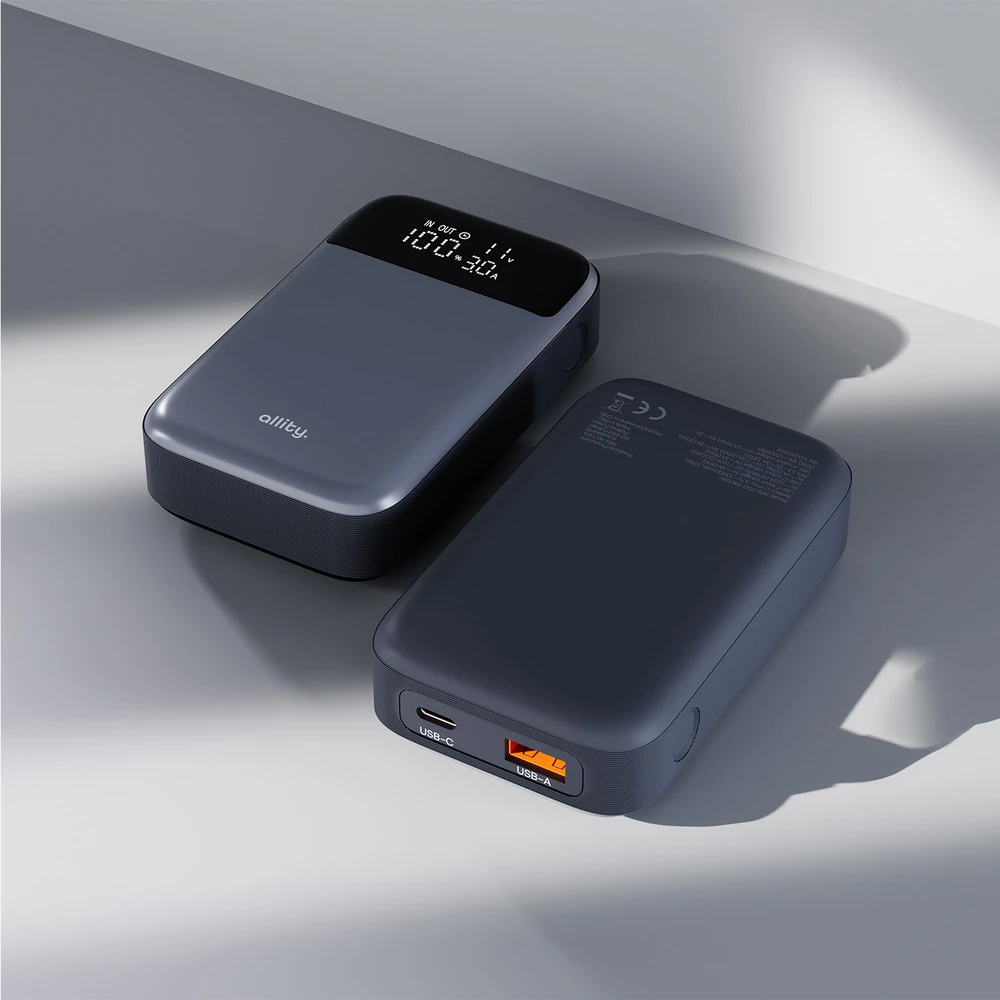 „Allity Sp. su o.o.“ „Allity“ išorinė baterija APB-200 PD QC 33W 10000 mAh pilka