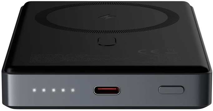 „Allity Sp. su o.o.“ „Allity“ belaidė išorinė baterija APB-300 PD QC 20W 10000 mAh magnetinė pilka