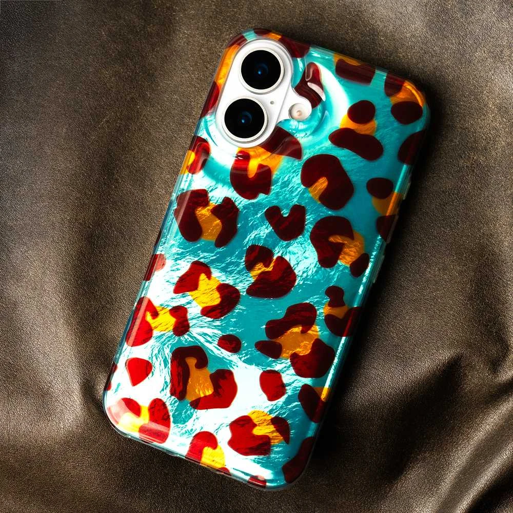 TFO Gyvūnų rašto dėklas, skirtas iPhone 16 Pro Max 6,9" Crazy Cheetah