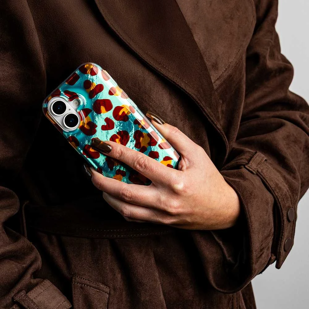 TFO Gyvūnų rašto dėklas, skirtas iPhone 16 Pro Max 6,9" Crazy Cheetah