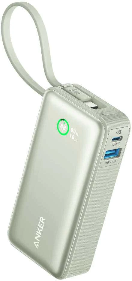 Anker 545 Nano Power Bank | A1259G61 | 10000 mAh | Žalias