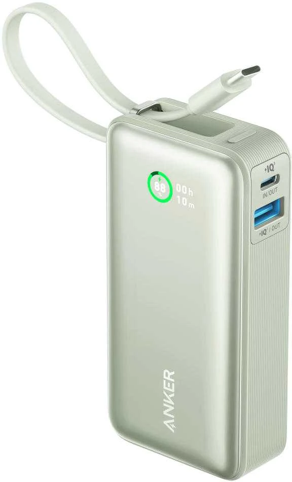 Anker 545 Nano Power Bank | A1259G61 | 10000 mAh | Žalias