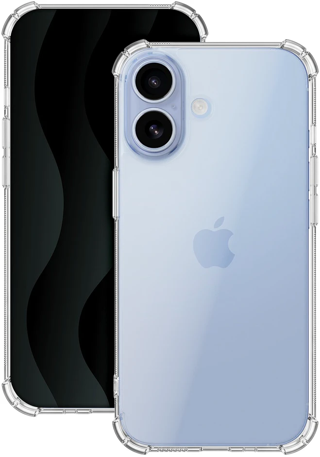 TFO Anti Shock 1,5 mm dėklas iPhone 17 6,3" / iPhone 18 6,3" permatomas su fotoaparato apsauga