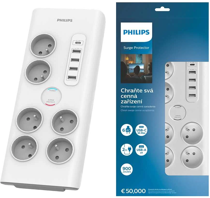 Philips 6 lizdai AC Fr 40W, 2 m