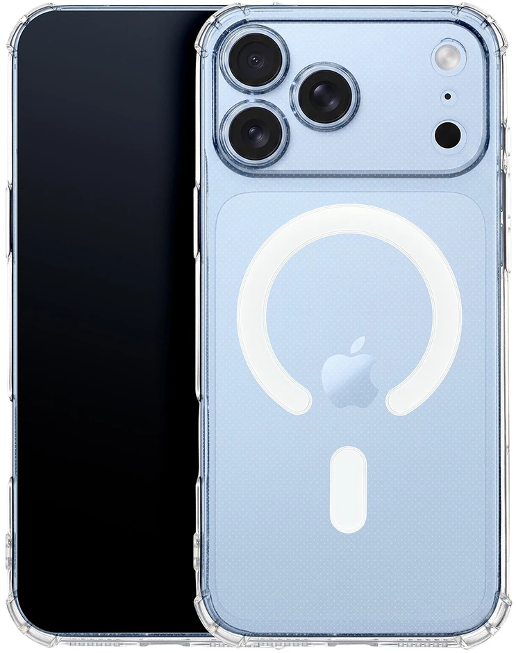 TFO Anti-shock 1,5 mm Mag dėklas, skirtas iPhone 17 Pro Max 6,9" / iPhone 18 Pro Max 6,9" skaidrus, su apsauga kamerai