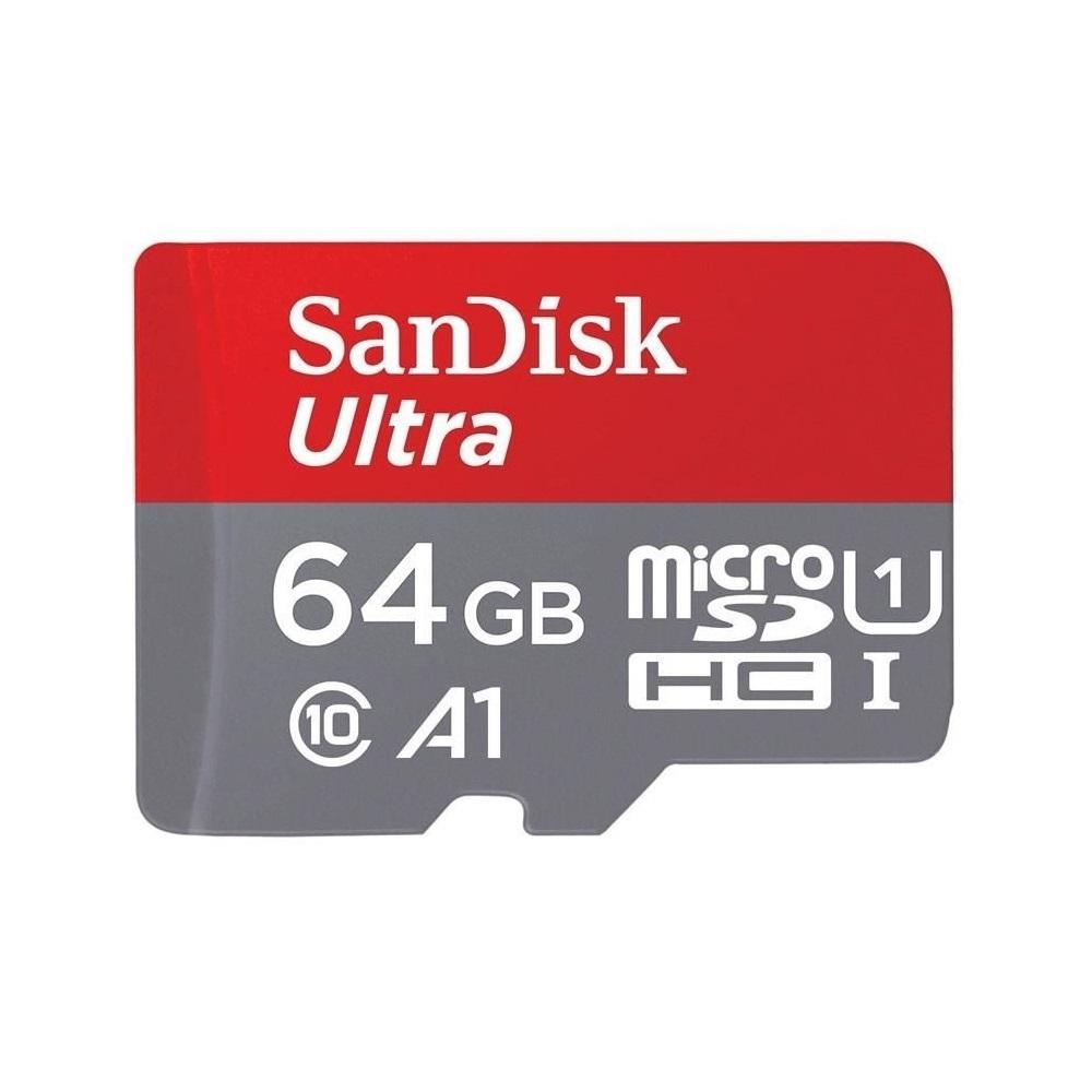 SANDISK 64GB Micro SD atminties kortelė, U1