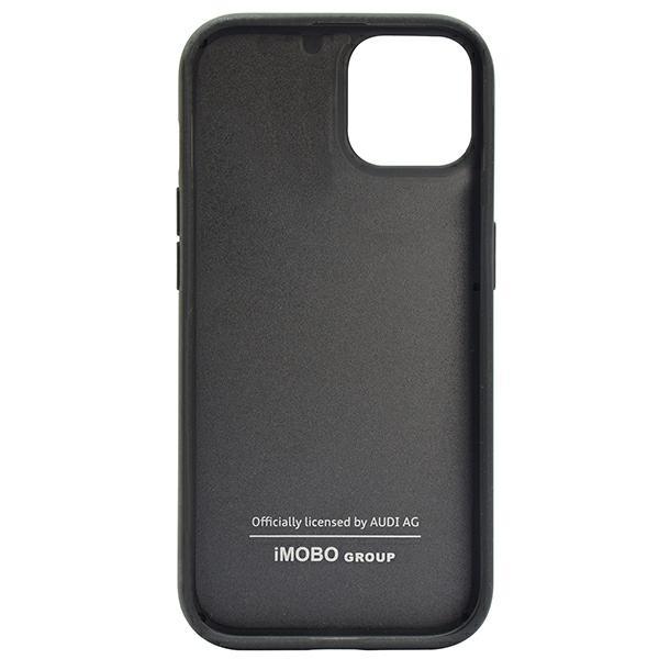 Dėklas Apple iPhone 14 Audi Carbon Fiber Stripe (AUS-TPUPCIP14-R8/D1-BK) juodos spalvos