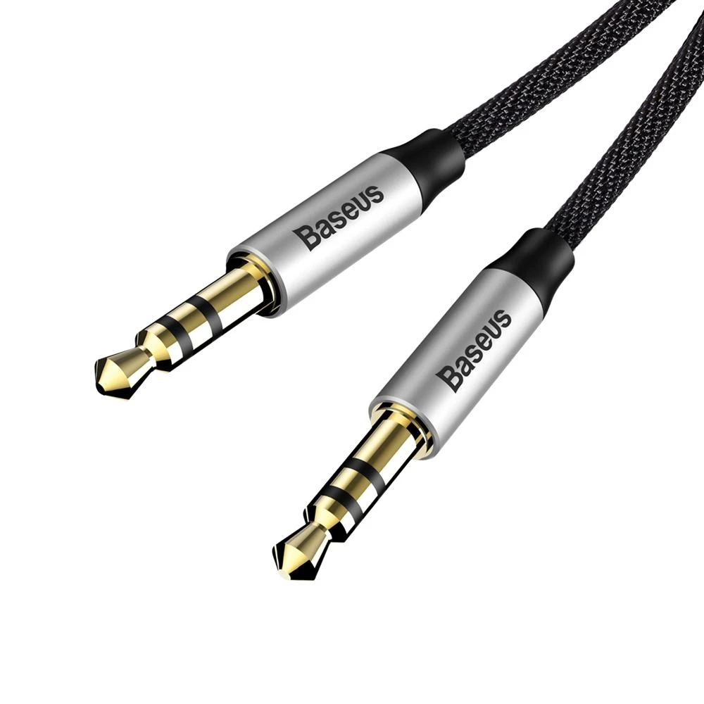 Baseus Yiven Audio Cable 3.5 male Audio M30 1.5 (Juodas)