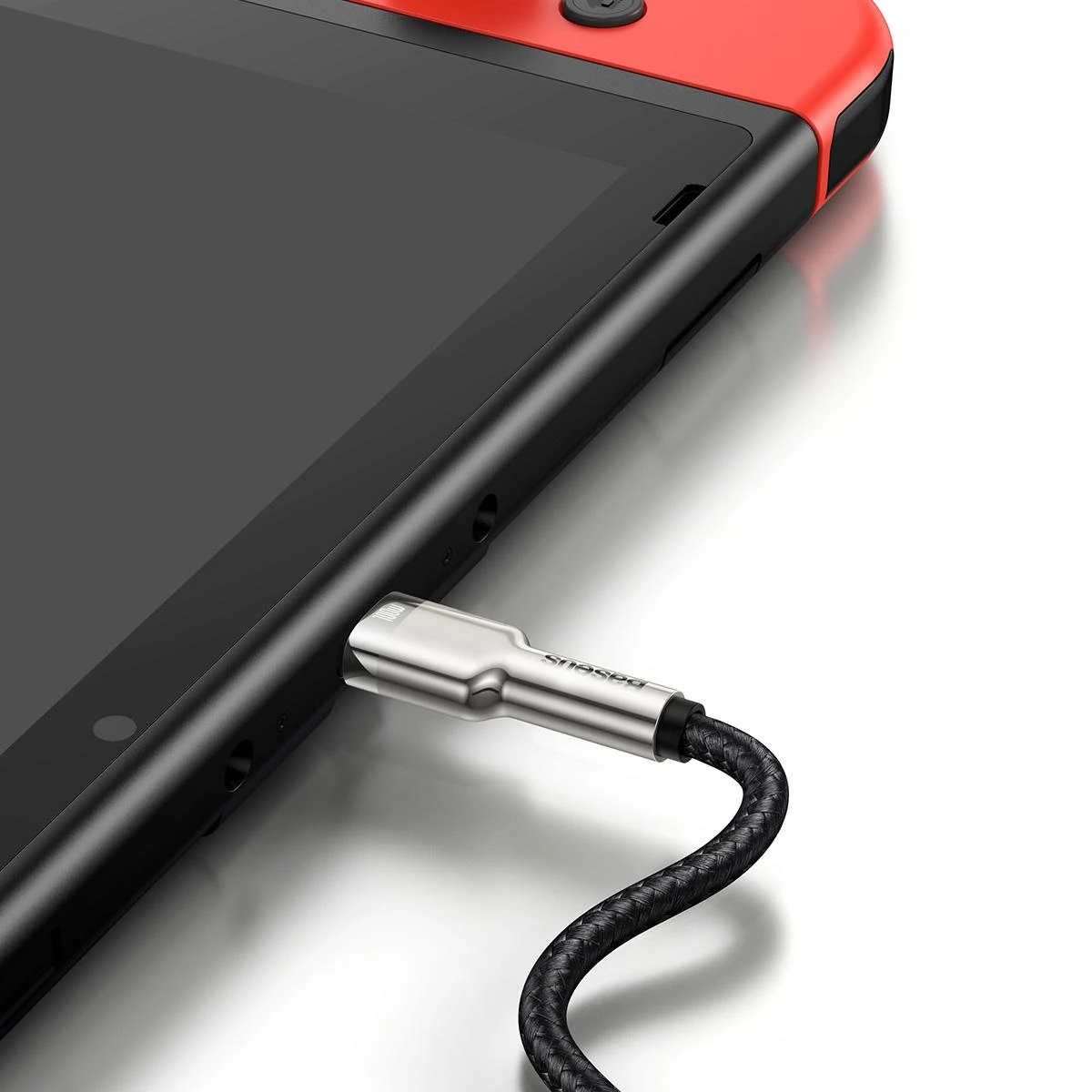 Kabelis USB C - USB C 2m 100W juodas Cafule Metal BASEUS