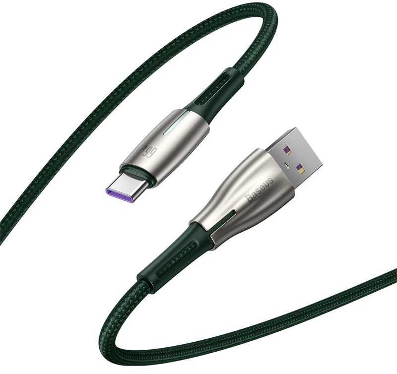 Baseus Cafule USB - USB-C laidas 66W 0.25m - Juodas
